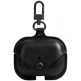 thumbnail image 2 of Genuine Leather Case Compatible with AirPods Pro Case, Soft Leather Cover with Keychain Hook Black, 2 of 5
