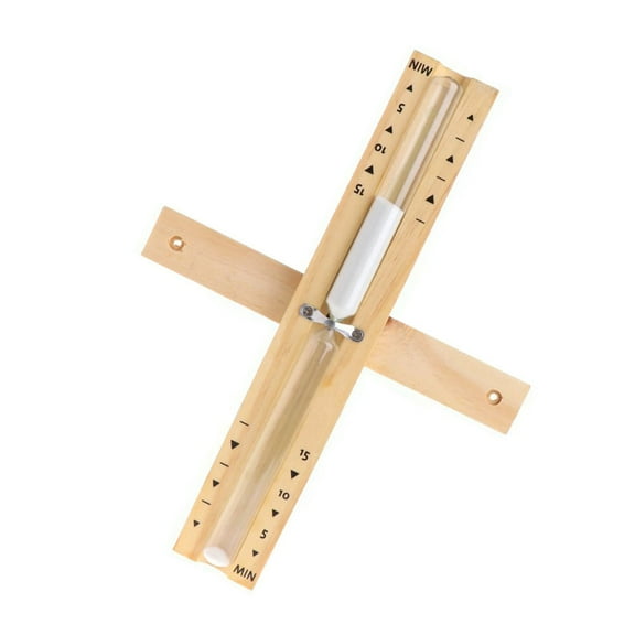 ULTNICE 1pc Wall Mounted Sauna Timer Rotating Sand Clock Khaki For Sauna Accessories Timing For Use