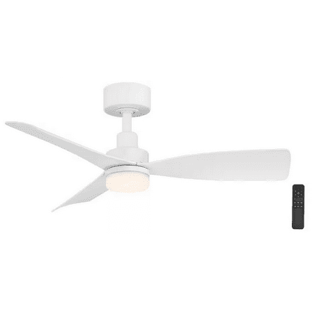 Marlston 36 in. Indoor/Outdoor Matte White with White Blades Ceiling Fan