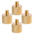 thumbnail image 4 of KAKOWELY Camera adapter Screw 4PCS 3/8 inch Female to 1/4 Male Convert Screw Adapter Thread Camera Screw Mount Adapter for DSLR Camera Tripod Light Stand (Golden), 4 of 5