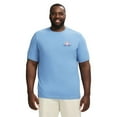 thumbnail image 2 of Big & Tall IZOD Saltwater Soft Wash Short Sleeve Graphic Tee Color: Dark Medieval Blue Size: XL TALL, 2 of 4