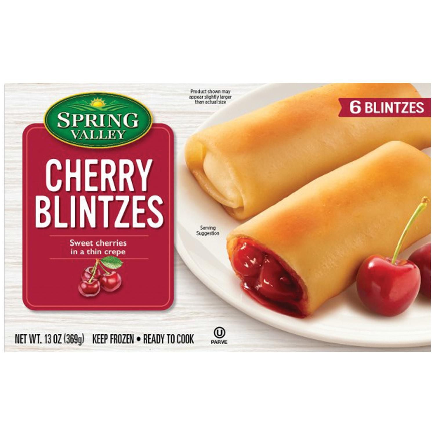 Vallée de printemps Cherry Blintz 369g