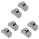 thumbnail image 2 of Hebillas Cgtredaw soporte para visera coche 3B0857561B gris 3 pares, 2 of 5