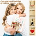 thumbnail image 2 of Customized Valentines Day Gifts for Kids Holiday Greeting Cards Name Photo Texts S1F8, 2 of 9