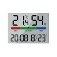 thumbnail image 1 of Reloj de pared digital moderno con alarma silenciosa y batería, pantalla digital., 1 of 8