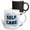 Multicolor, variant on 3drose, Wellness Reminder for Self Care Month, 11oz Two-tone Yellow Mug
