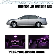 XtremeVision Interior LED for Nissan Altima Sedan 2002-2006 10 pcs Pink Interior LED Kit   Installation Tool