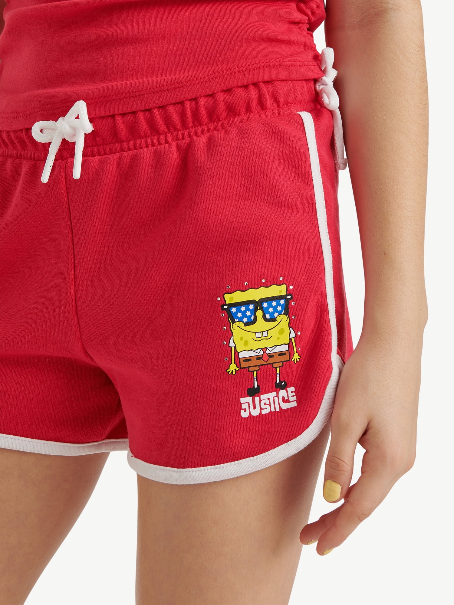 SpongeBob X Justice Girls Dolphin Short, Sizes XS - XLP