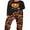 Black, variant on Michellecmm Women Halloween Plus Size Pajamas Lounge Set Pumpkin Bat Print Tops and Pants 2 Piece Loungewear Outfits