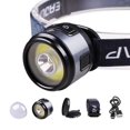 thumbnail image 1 of Multifunction headlamp with magnet hook, hat clip lamp, camping lamp, work light strong flashlight 4*3*5.5cm, 1 of 5