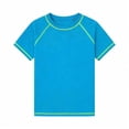 thumbnail image 2 of Swim Rash Guard Boys Sun Protection Swimming Shirts for Girls Athletic Boys Summer Shirts 13-14 Years, 2 of 3