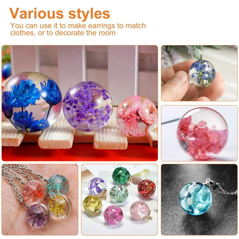 DIY Large Ball Sphere Resin Mold Round Ball Resin Epoxy Silicone Molds for  Resin Casting Handmade Craft Gifts Jewelry Making