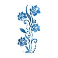thumbnail image 2 of 3d Acrylic Mirror Wall Decoration Stickers Roses Diy Self Adhesive Wall Art Decorations Home Removable Decorations Living Room Bedroom Bathroom Office/ Acrylic Heart Shaped Mirror Wall Sticker (Blue), 2 of 5