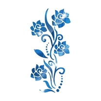 ionze Home Decor 3d Acrylic Mirror Wall Decoration Stickers Roses Diy Self Adhesive Wall Art Decorations Home Removable Decorations Living Room Bedroom Bathroom Office Home Accessories （C）