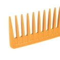 thumbnail image 7 of Unique Bargains 9.65" Plastic Wide Tooth Shower Hair Comb, Detangling, Brown, 2 Piece, 7 of 7