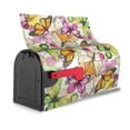 thumbnail image 3 of Naloa Butterflies2 Mailbox Covers Magnetic Post Box Cover Post Letter Box Cover Garden Decor-21x18 in, 3 of 8