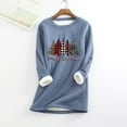 thumbnail image 2 of Autumn Winter Tops Christmas Plush Thermal Undercoat Womens Sweater, 2 of 6