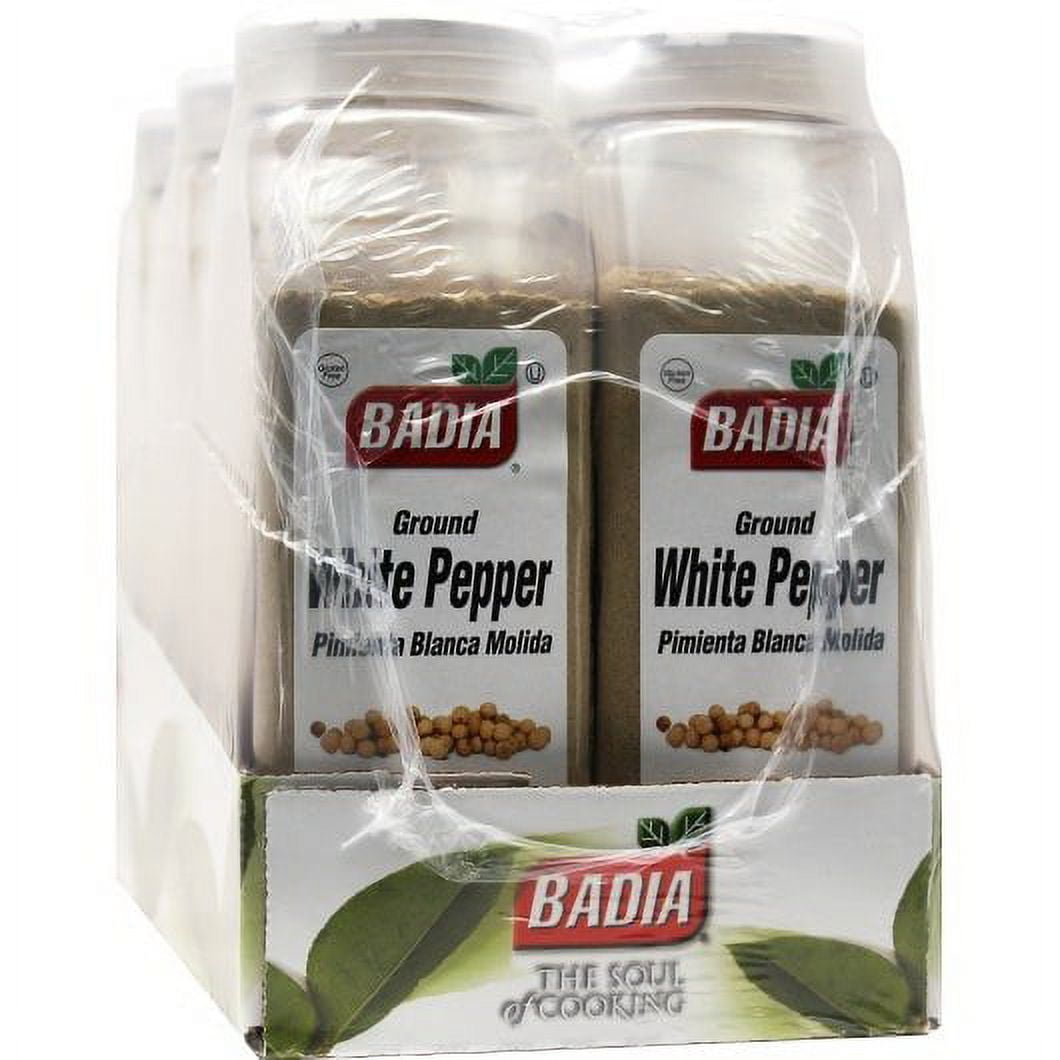 Badia Pepper White Ground, 16 Ounces, 6 per case