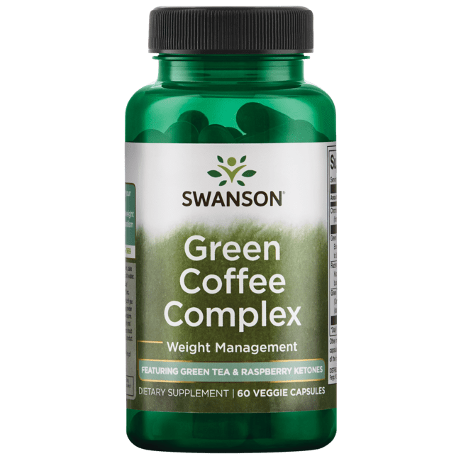 Swanson Green Coffee Complex 60 Veggie Capsules