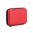 thumbnail image 1 of Anvazise Protective Case Mini Storage Cover Zipper Bag 2.5 Inch USB External Hard Disk Drive Case Bag for Home Red, 1 of 13