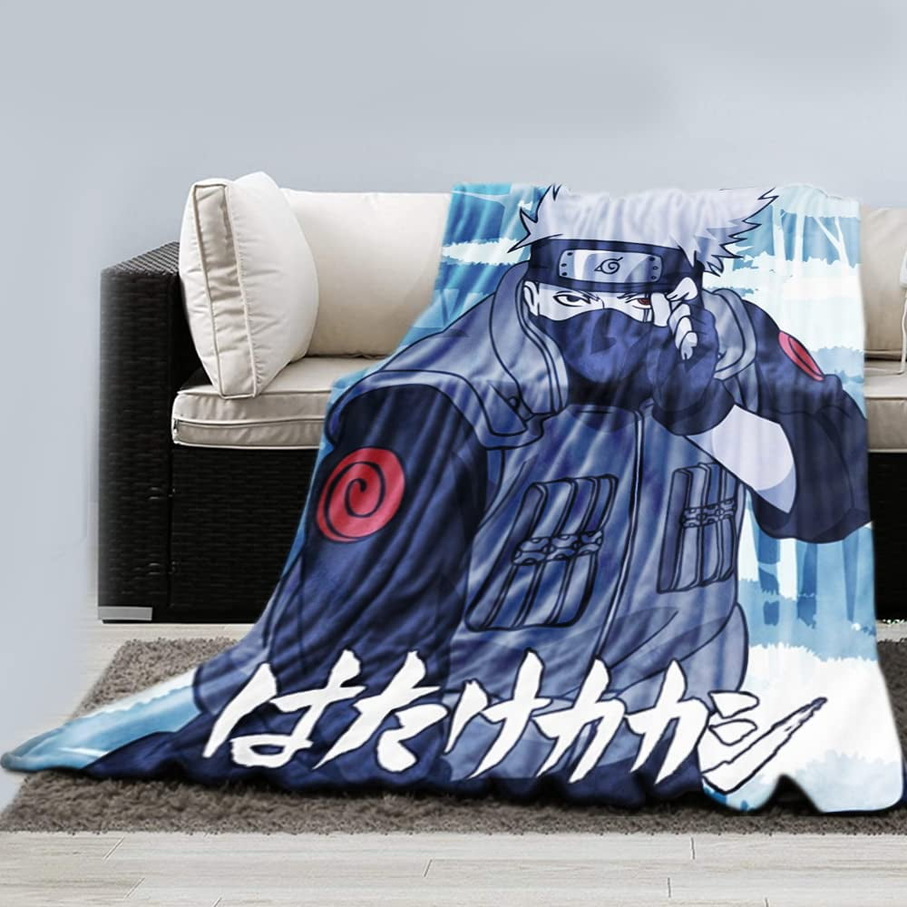 59"X47" Anime Naruto Akatsuki Soft Warm Coral Fleece Throw Home Blanket Plush 