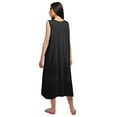 thumbnail image 4 of Moomaya Womens Lace Border Sleepwear For Ladies Button Placket Nightdress, 4 of 5