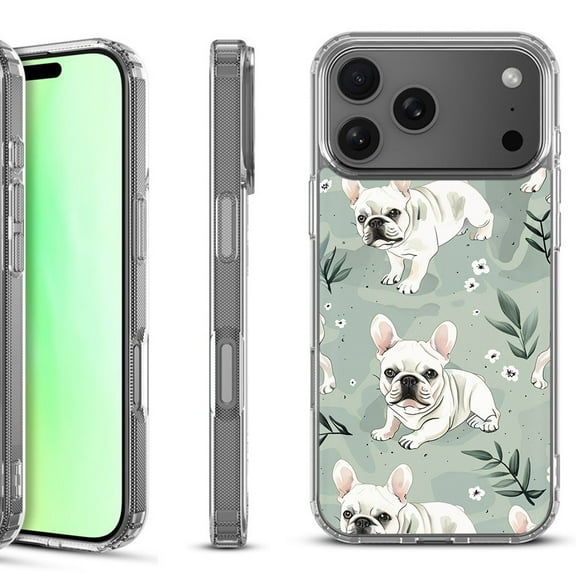 For iPhone 17 Pro Shockproof Protective Phone Case, by OneToughShield - French Bulldog