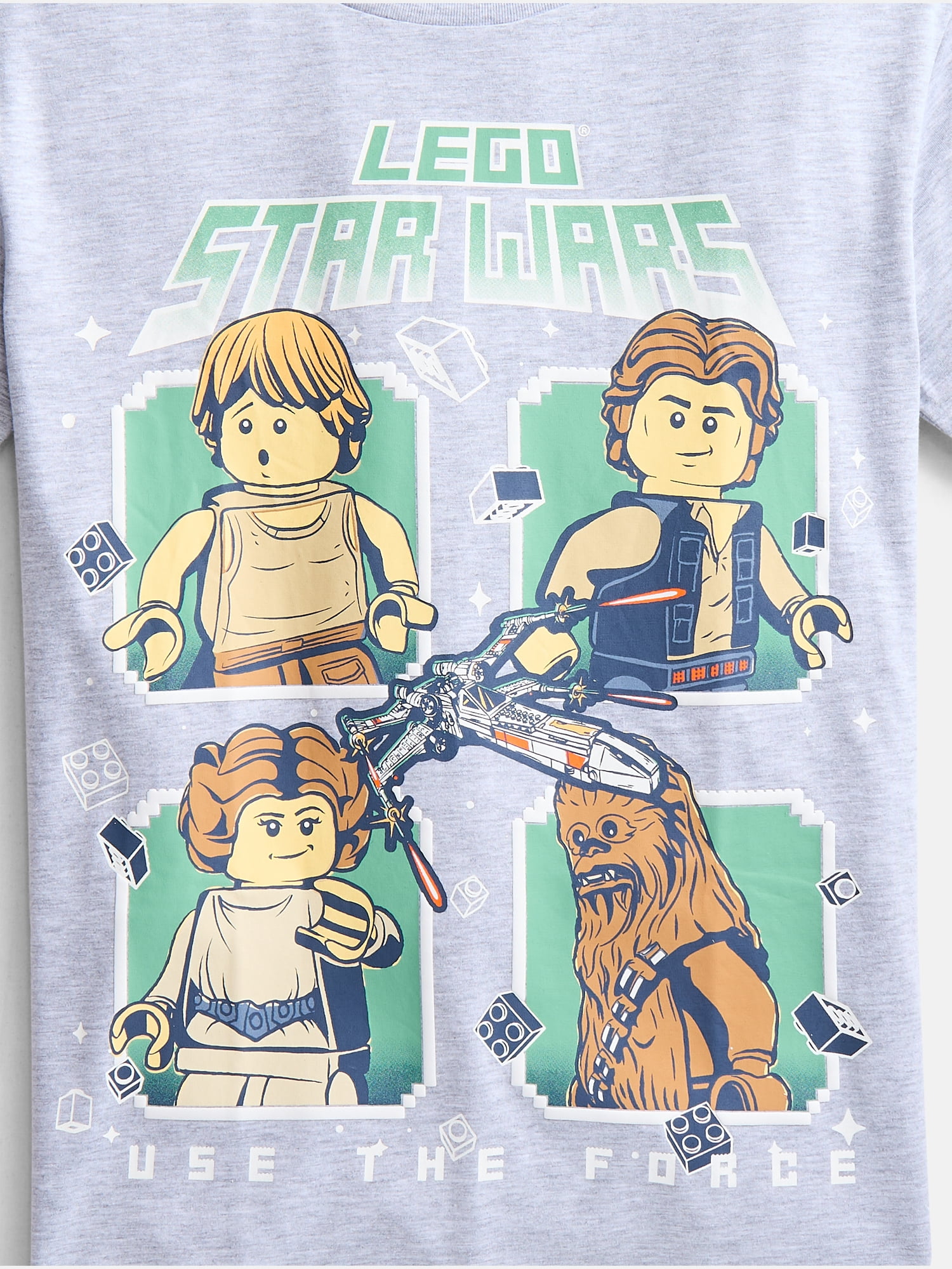 LEGO® Star Wars Boys' Graphic Crewneck Tee with Short Sleeves, Sizes 4-18