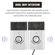 EBTOOLS 2.4GHz Mini Portable Dual Way Voice Intercom Wireless System