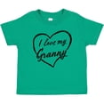 thumbnail image 3 of Inktastic I Love My Granny in Black Chalk Heart Boys or Girls Baby T-Shirt, 3 of 5