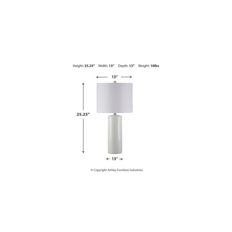 Steuben Table Lamp Pair - White 25.25 Steuben Table Lamp Pair - White 25.25