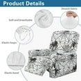 thumbnail image 5 of LedBack Spider Print Stretch Recliner Covers Washable Recliner Chair Cover 4 Pieces Reclining Slipcovers for Pets Easy to Install Furniture Protector, 5 of 8