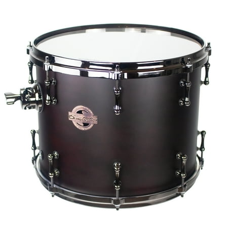 Sawtooth Hickory Series Tom Drum 14" x 11", Satin Dark Chocolate