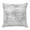 Gray, Silver, White, variant on Throw Pillow Covers, Blue Palm Leaves 16x16 Pillow Covers for Couch/Sofa/Bed, Summer Tropical Botanical Coastal Decorative Square Linen Cushion Pillowcase for Home Decor