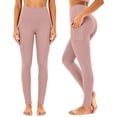 thumbnail image 3 of JnLxul Leggings for Women Casual Workout High Waisted Slim Stretchy Tights Yoga Pants with Pockets for Outdoor Running(X-Large), 3 of 8
