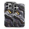 thumbnail image 2 of DesignSkinz Scratch-Resistant Hard Slim Case Compatible with iPhone 13 Mini (Compatible with MagSafe) - Vivid Agate Vein Slice Foiled V17, 2 of 9