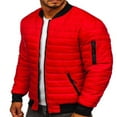 thumbnail image 2 of Men‘s Lightweight Packable Down Jacket Water Resistant Winter Puffer Coat Short Full-Zip Down Coat, 2 of 5