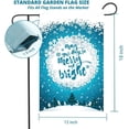 thumbnail image 2 of Winter Garden Flag - Double-Sided Happy Holidays & Merry Christmas Garden Flag - 12 x 18 Outdoor Flag - Happy New Year Garden Flag - Patio Decorations & Entryway Decor (Flag Stand Not Included) Christmas & New Year, 2 of 6