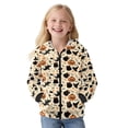 thumbnail image 4 of Xoenoiee Witch Hat Pumpkin Candle Star Print Fleece Hoodies for Girls Boys Teens Kids Halloween Sweatshirts Hooded Jumper with Pocket Outfits Fall Winter Jackets Sweater with Zipper, 14-16 Years, 4 of 7