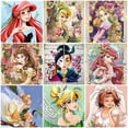 thumbnail image 2 of Disney-diamantes de imitación cuadrados y redondos, accesorio para manualidades, 5D, bordado, punto de cruz, regalo, 2 of 4