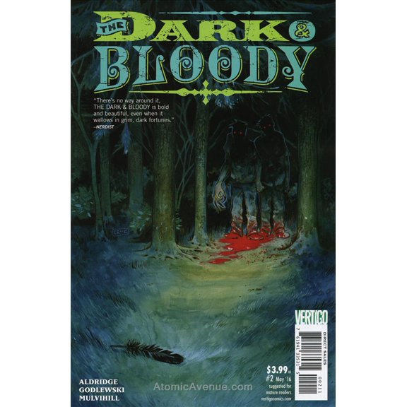 Dark And Bloody, The #2 VF ; DC/Vertigo Comic Book