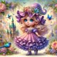 thumbnail image 1 of 5D DIY Princesa Niña Del Arte 30x30cm, 1 of 9
