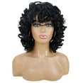 thumbnail image 7 of Natural African Short Curly Wig for Women - High Temperature Silk Headgear for Effortless Style, 7 of 7