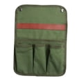 thumbnail image 1 of Bolsa de almacenamiento para reposabrazos de silla de camping, bolsillo lateral, organizador de lona con múltiples compartimentos Verde, 1 of 9