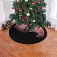 thumbnail image 2 of FMSHPON Moon Wolf Xmas Christmas Tree Skirt Stand Mat for Holiday Party Decoration Indoor Outdoor 36 inches, 2 of 3