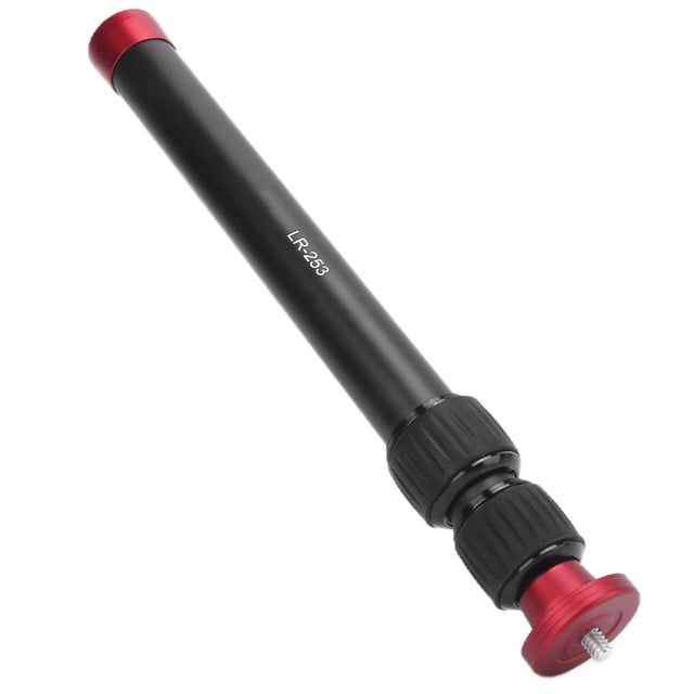 Telescopic Monopod, CNC Process Stable Strong 3 Section Telescopic Pipe Aluminum Alloy Unipod For Camera