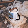 thumbnail image 5 of 3dRose, Cruise boat in Backwaters, Kerala, 11oz Two-Tone Black Mug, 5 of 7