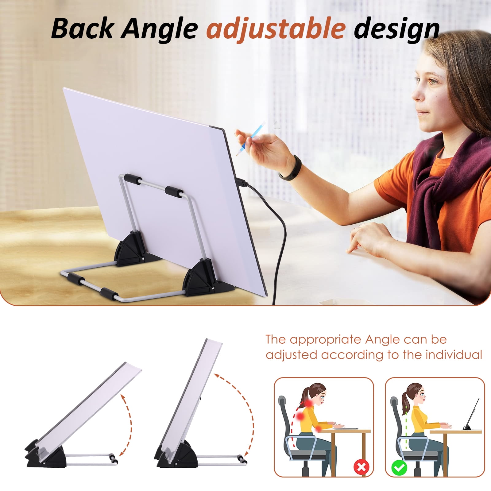 Diamond Light Pad Kit Adjustable Portable Diamond Art Paintings Accessories Convenient Diamond Art Kits Pretty Diamond Paint Kit for Adults Kids