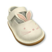 Wee Squeak Bunny Pearl White Shoe Size: 3, Color: Pearl White