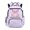 Cartoon Butterfly Creature with Gradient Bokeh Pattern, variant on FUIALDOLG Green Truck School Bag with Waterproof Multi-Pocket Bookbag, Breathable 17" Zaino per ragazze for Elementary Daily Use Hiking